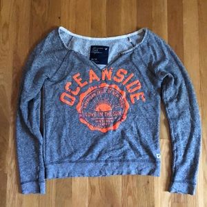 American Eagle Outfitters Graphic Cropped Sweater